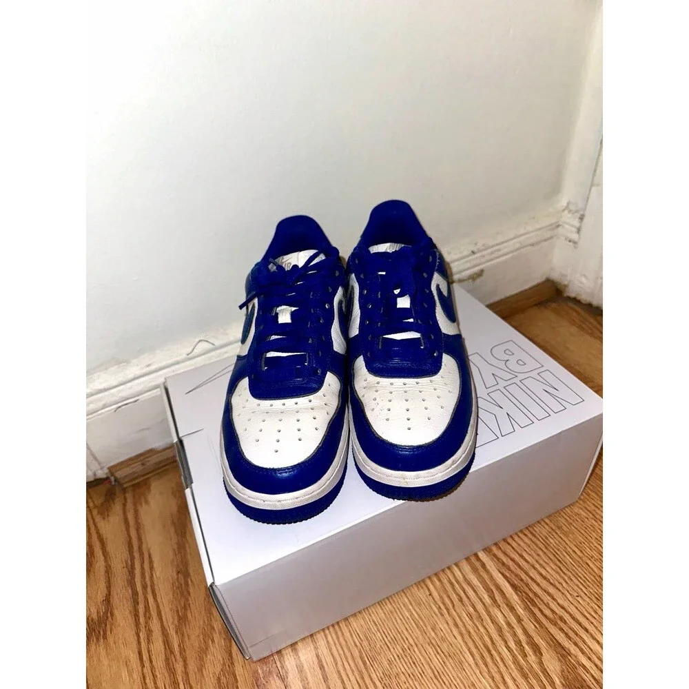 royal blue nike air sneakers